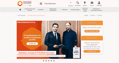Desktop Screenshot of harmonie-mutuelle.fr