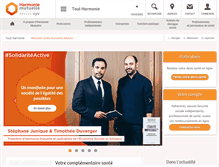 Tablet Screenshot of harmonie-mutuelle.fr